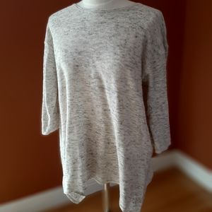 PureJill Tunic top with split hem, PXL